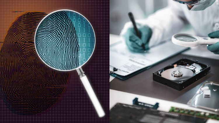 forensic data recovery check for tampering