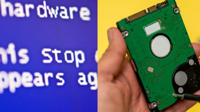 hard disk drive error