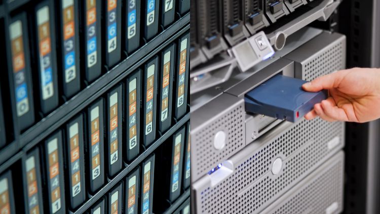 tape recovery services tape library