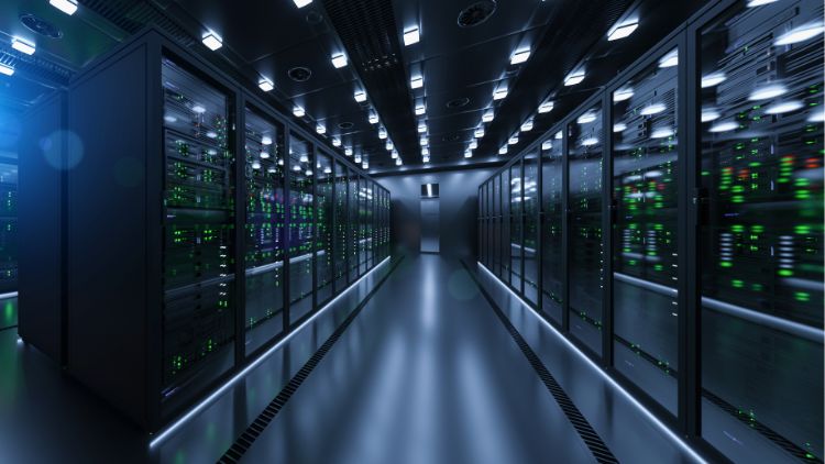 server room to keep data safe for tape recovery