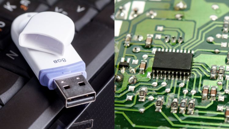 circuit board for usb flash drive data recovery